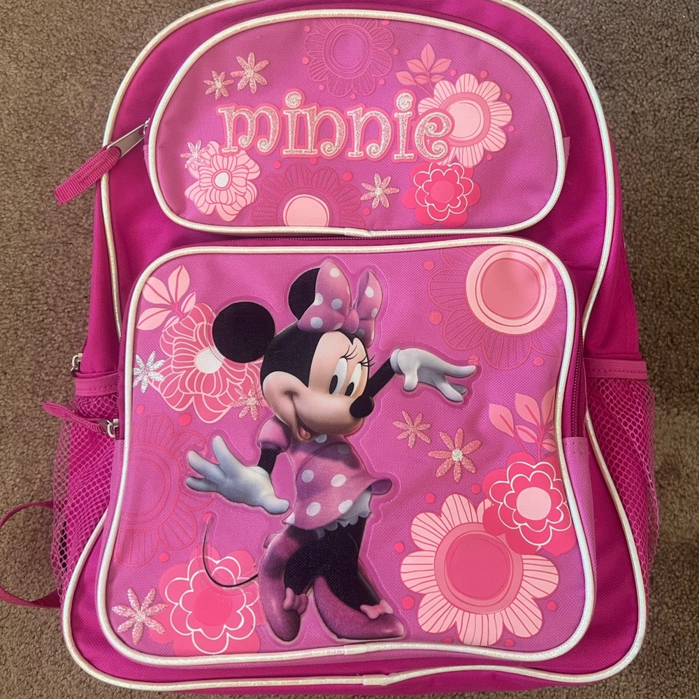 Disney Pink Minnie Mouse Backpack